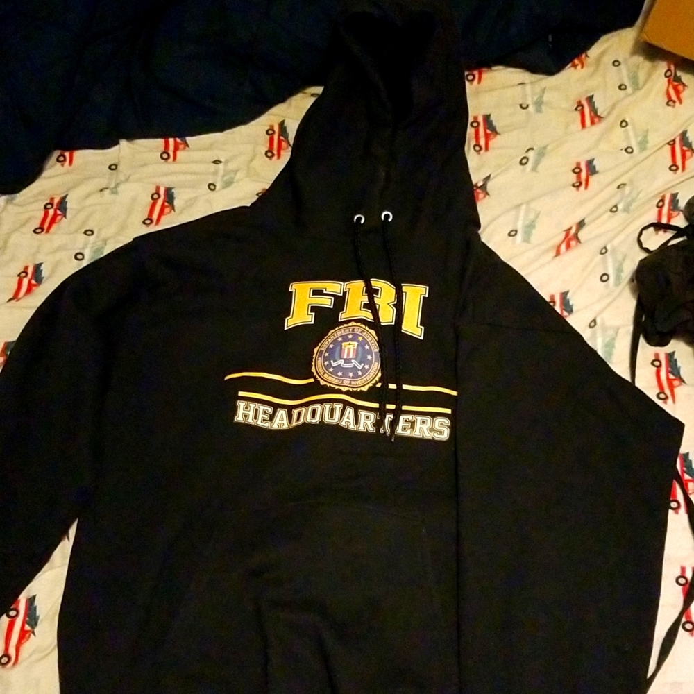 Mens medium FBI hoodie